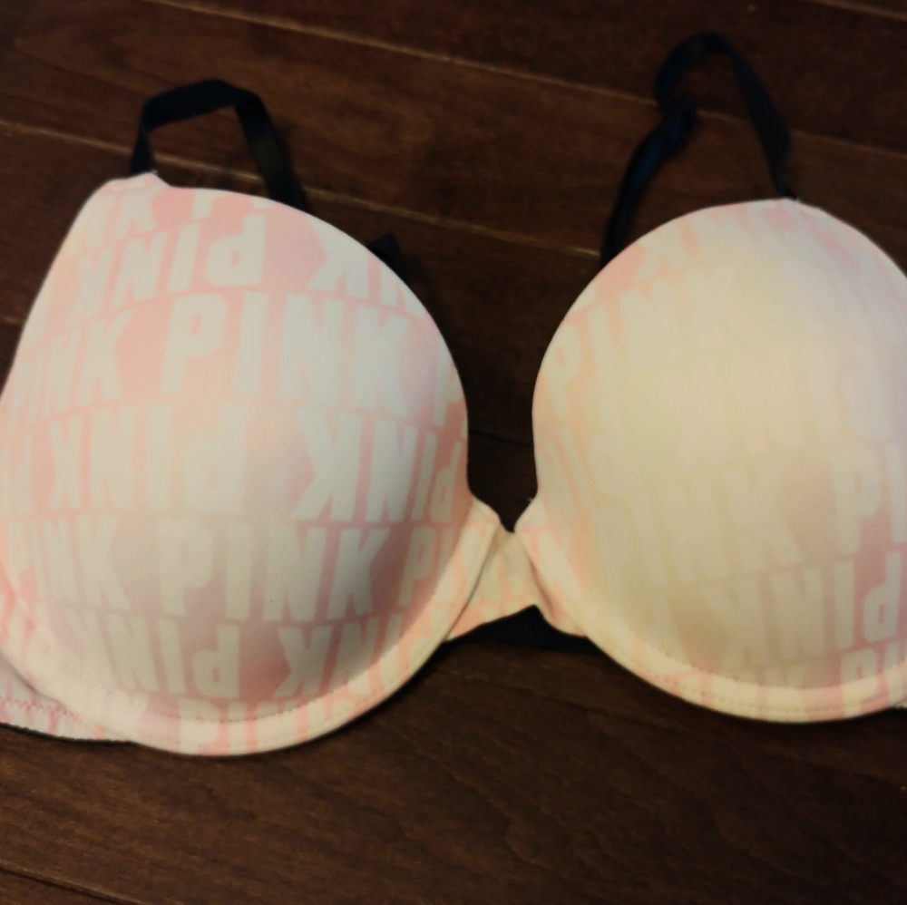 Pink bra